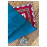 K - Craft & Weave Teal Pillowcases / Tapestries