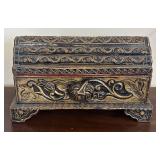 K - Vintage Balinese Wooden Dresser Top Box