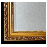 BR - Ornate Gold Scrollwork Framed Mirror