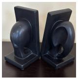 K - Ceramic Elephant Bookends