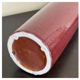 K - Glazed Black to Burgundy Ombre Vase