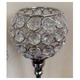 K - Crystal Style Candle Holders & Leaf-Candelabra