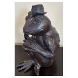 LR - Adorable Bronze Frog Figurines Set of 3