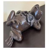 LR - Adorable Bronze Frog Figurines Set of 3