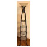DR - Four Tiered Metal Floor Lamp