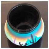 K - Benally Dine Petite Desert Scene Pottery Vase
