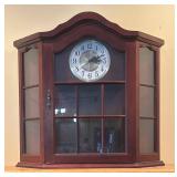 LR - Masterpiece Clock Cabinet / Wood Mantel Display Case