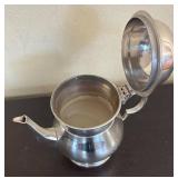 Five Silver-Plated Teapot Candle Holders