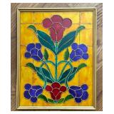 LR - Stained Glass Style Framed Decor