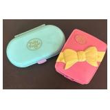 LR - Polly Pocket Vintage Carry-Case Playset Duo