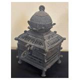 K - Vintage Dhokra Trinket Box and Small Trinket Box