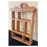 LR - Wooden Display Wall Shelves