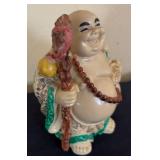 K - Laughing Buddha Figurine Mala & Staff