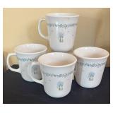 LR - Pfaltzgraff Winterberry Mugs & Corelle Mugs - Mixed Coffee Cups