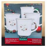 LR - Pfaltzgraff Winterberry Mugs & Corelle Mugs - Mixed Coffee Cups