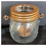 LR - Serving Platter, Brown Ceramic Pot, Candle Holder and More