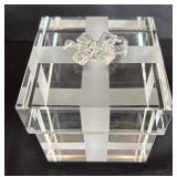 K - Simon Designs Crystal Paper Weight