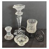 LR - Crystal and Glass Candleholder Collection