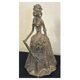 K - Dhokra Brass Figurine Bell