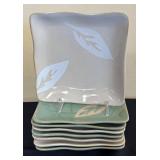 LR - Karen Neuburger Willow Collection Plates, Milk Glass Vases, Shimmering Serving Bowl and More