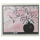 LR - Framed Blossom Vase Print
