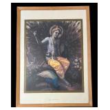 DR - Krishna and the Peacock Print