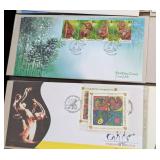 LR - Singapore Stamp Collection - First Day Covers, Souvenir Sheets & Festival Issues