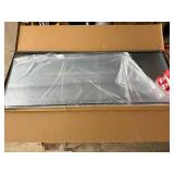 Full Length Rectangle Mirror - Black