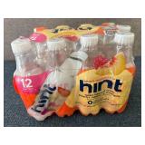 12 Bottles Of Hint Peach Raspberry
