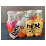 12 Bottles Of Hint Peach Raspberry