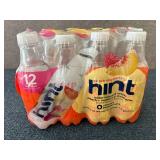 12 Bottles Of Hint Peach Raspberry