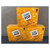3 X 6Ct Packs Of White Cheddar Skinny Pop