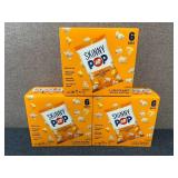 3 X 6Ct Packs Of White Cheddar Skinny Pop