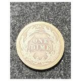 1916 US BARBER DIME