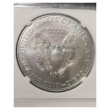 2020 AMERICAN SILVER EAGLE NGC MS69