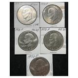 5 US EISENHOWER DOLLARS
