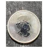 2011 CANADIAN WOLF 1 TROY OZ .9999 FINE SILVER