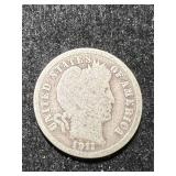 1911 US BARBER DIME