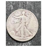1945-S US WALKING LIBERTY HALF DOLLAR