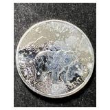 2011 CANADIAN GRIZZLY 1 TROY OZ .9999 FINE SILVER