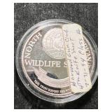2 TROY OZ .999 FINE SILVER MOUNTAIN LION ROUND IN AIRTITE