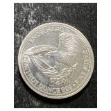 1985 ENGELHARD PROSPECTOR 1 TROY OZ .999 FINE SILVER