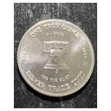 1 TROY OZ .999 FINE SILVER TRADE UNIT ROUND