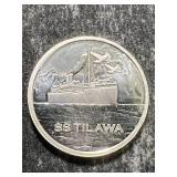HALF TROY OZ .999 FINE SILVER SS TILAWA ROUND