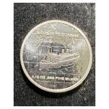 HALF TROY OZ .999 FINE SILVER SS TILAWA ROUND