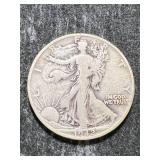 1942-D US WALKING LIBERTY HALF DOLLAR