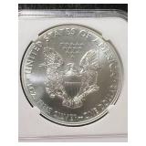 2020 AMERICAN SILVER EAGLE NGC MS69