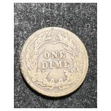 1913 US BARBER DIME