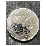 2013 CANADIAN PRONGHORN 1 TROY OZ .9999 FINE SILVER