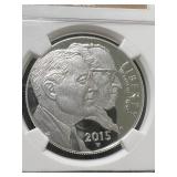 2015W MARCH OF DIMES COMMEM SILVER DOLLAR NGC PF70 ULTRA CAMEO